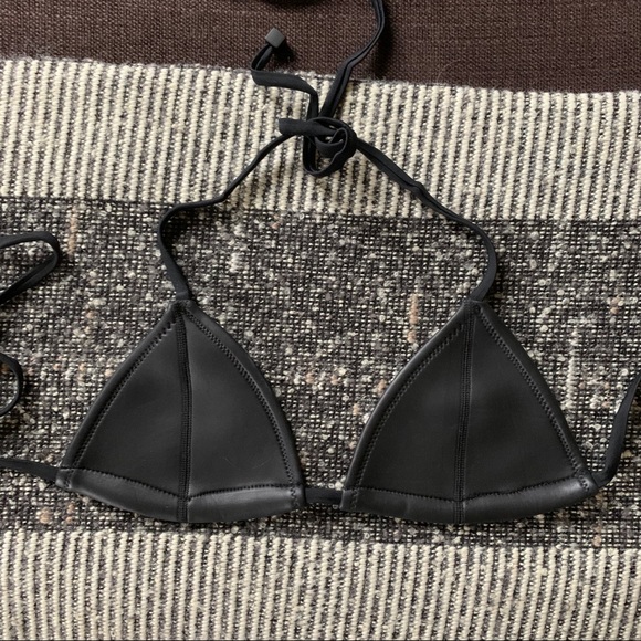 triangl swimwear Other - Triangl bikini top faux leather